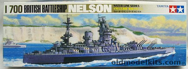 Tamiya 1/700 HMS Nelson Battleship, 104 plastic model kit